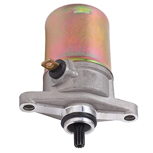 Electric Starter Motor Replacement for GY6-50/60/80cc, High Performance Starter Motor, 10 Teeth Metal Starter for Go Karts Scooters ATV UTV, Easy Installationの特徴・詳細 画像