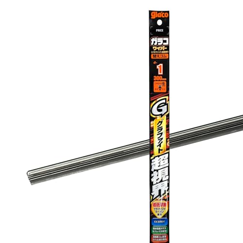 ソフト99(SOFT99) glaco(ガラコ) ワイパー替えゴム ガラコワイパー グラファイト超視界 Gー1 自動車用ワイパー 長さ300mm ゴム幅6mm 角型/バーテブラ(板バネ)付 超視界 04701 1