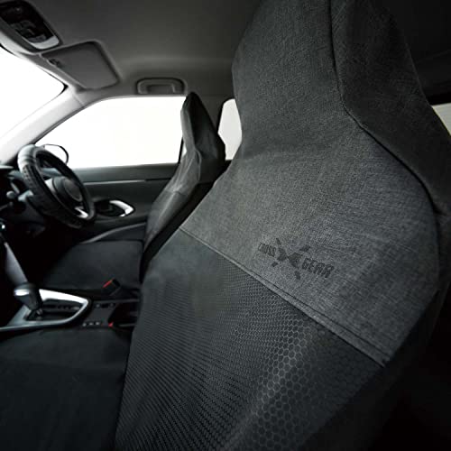 ボンフォーム(BONFORM) ポリエステル 乗用車用 シートカバー クロスギア 防水・丸洗い 前席1枚 グレー 4087-10GYの特徴・詳細 画像