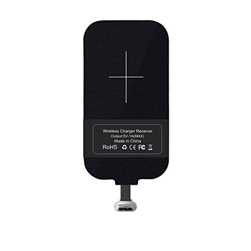 Nillkin スマホ対応ワイヤレス充電レシーバーシート Qiレシーバー アダプタ 置くだけ充電 Qi(チー) 規格 USB Type-C端子対応 (Type-C (短タイプ）) 1