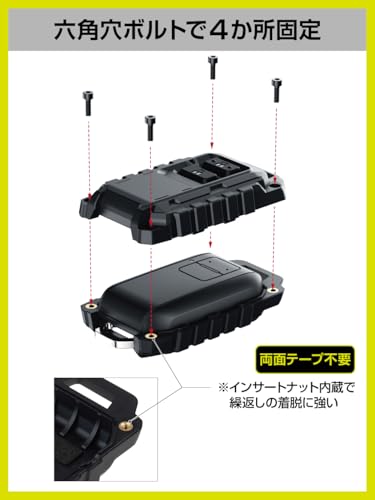 星光産業 EXEA ジムニー シエラ ノマド JB64 JB74 JC74 スマートキーカバー2 E134JM ブラックの特徴・詳細 画像