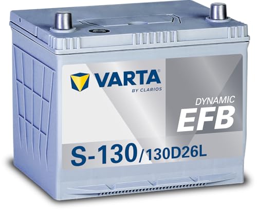 VARTA(バルタ) Dynamic EFB S-130/130D26L 国産車用バッテリー アイドリングストップ車/充電制御車/標準車 <長期保証・メンテナンスフリー> S-115/S-120互換の外観・全体像 画像