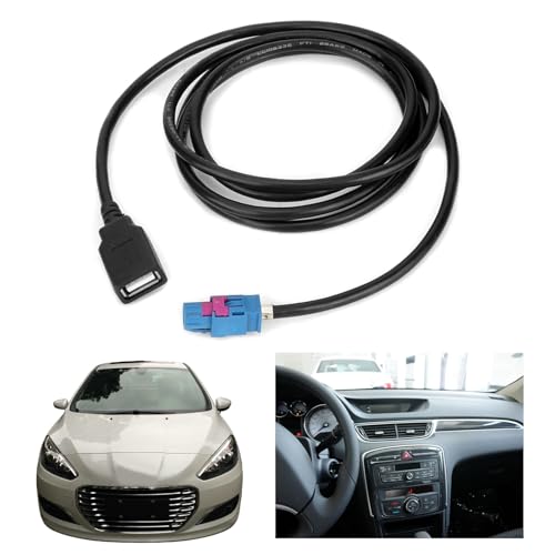 交換用ホスト USB ケーブルライン自動車アクセサリーホストコントロールスクリーン USB ケーブル 308 308s 408 用長さ 100 センチメートル車両データ転送コードの特徴・詳細 画像