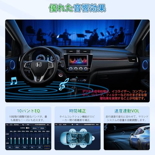 CRUIOLUTカーナビ2DIN 7インチカーオーディオ統合ナビゲーション,30バンドEQ,1024 x 600pディスプレイ,ステレオ受信機,スマートフォンに接続されたワイドFM/AM,有線/無線CarPlay/AndroidAuto＆ミラリング,リアカメラの特徴・詳細 画像