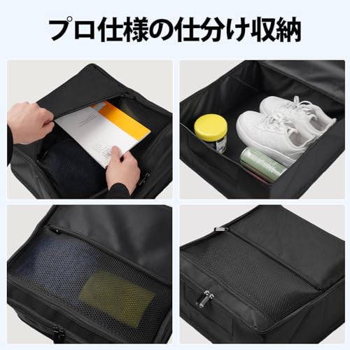 LIMSTYLE ホンダ N-BOX カスタム JF5/6 JF3/4 シートアンダーボックス n box custom 助手席下専用 シート下 収納ボックス 収納トレイ ケース 雑物 小物入れ 2017年9月~現行 大容量 小物入れ 仕切り 折り畳み式 オックスフォード布採用 防水 ひっかき防止 車中泊 アクセサリー 内装パーツ 車種専用 取付簡単 メーカー直営の特徴・詳細 画像