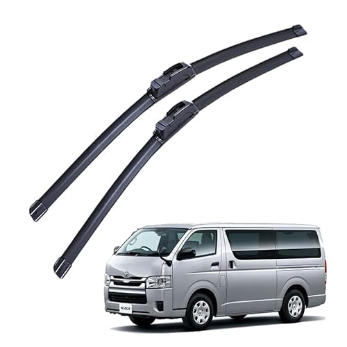 200系 ハイエース 対応 フラットワイパー 左右2本セット 500mm x 500mm U字フック ワイパー ワイパーブレード 1