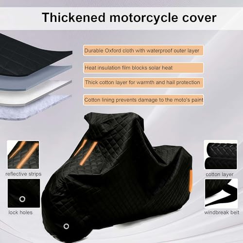 バイク用屋外カバー 適用 ハーレーダビッド.ソン ロードキング 1800 ロードキング CVO 丨頑丈なATV用カバーアクセサリー 防水・防塵 収納バッグ付きの詳細・まとめ 画像