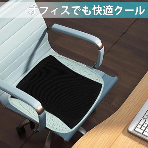 ZPO シートクーラー USB カーシートファン 【8個強力ファン 3段階風量調節 】 シートベンチレーション 送風クッション 通気性 冷感 熱中症対策 車用 オフィス 椅子自宅用 暑さ対策の特徴・詳細 画像