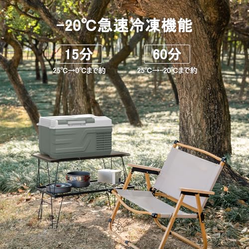 Alpicool 車載冷蔵庫 9L ポータブル冷蔵庫 急速冷凍 小型 -20℃~20℃ 45W省エネ 静音 3WAY電源対応 DC12V/24V AC100V 車載冷蔵冷凍庫 車載家庭両用 固定用穴付き トラック 車中泊 キャンプ アウトドア 現場 日本語説明書 NL9の詳細・まとめ 画像