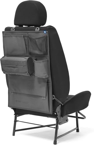 シートバックポケット コーデュラ オーガナイザー 車用 後部座席 GORDON MILLER 収納 小物入れ 簡単取付 ダークグレー 01646557の特徴・詳細 画像