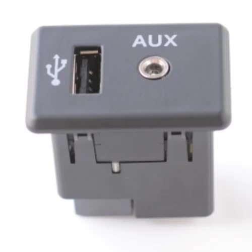 AUX USBポートソケット Compatible With For Altima For Murano 2015 2016 2017 2018 AUX USB ポートオーディオアダプター製 28023-5AA0A 1