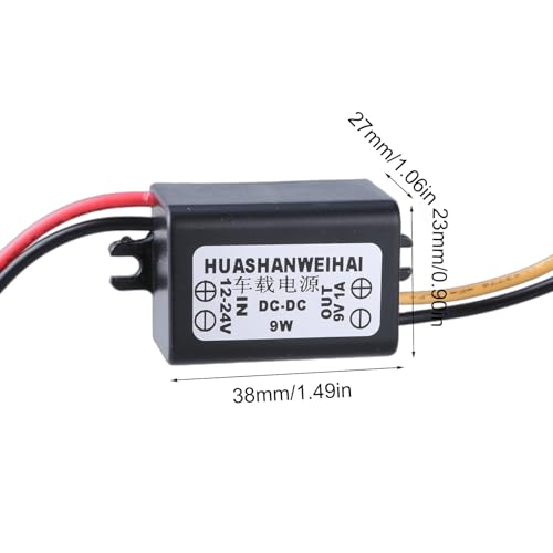 直流コンバータ 12V-24V ～ 9V 1A / 2A / 3A 降圧コンバータモジュール 減電圧レギュレータ 車の電力効率の特徴・詳細 画像