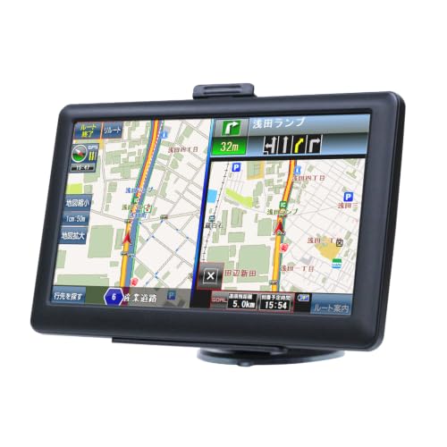 カーナビ 7インチ ポータブル 2026年最新地図 ワンセグ 後付け タッチパネル オンダッシュ 動画再生 12V 24V 音声案内 オービス対応の外観・全体像 画像