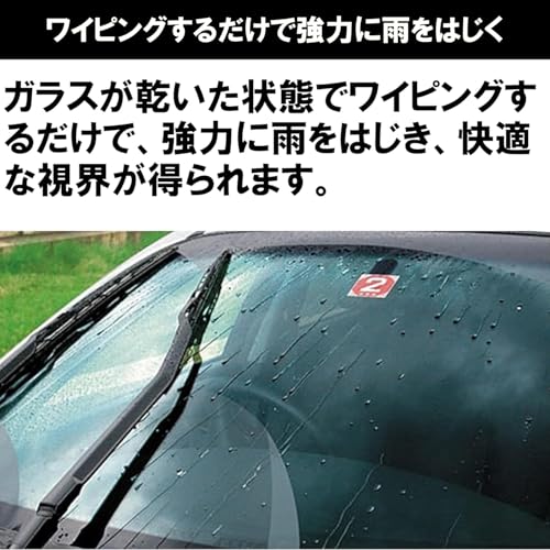 ソフト99(SOFT99) glaco(ガラコ) ワイパー替えゴム ガラコワイパー パワー撥水 NO.30 自動車用 長さ~525mm(フリーカットタイプ) ゴム幅6mm 撥水タイプ/ブレードロックタイプ/バーテブラ(板バネ)無し 04530の特徴・詳細 画像