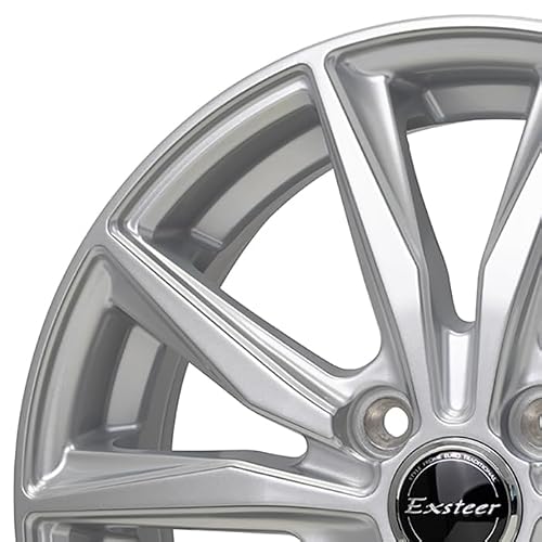 アルミホイール 15インチ 4本セット 軽自動車 15×4.5J +45 100 4H ホットスタッフ エクスター ST シルバーの詳細・まとめ 画像