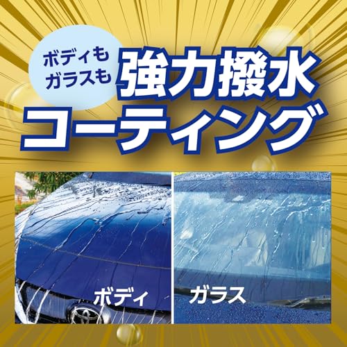 SOFT99 (ソフト99) 洗車用品 レインドロップ ゴールドグロス 自動車用 ボディ ガラス コーティング剤 マイクロファイバークロス付き 強力撥水 400ml 00539の特徴・詳細 画像
