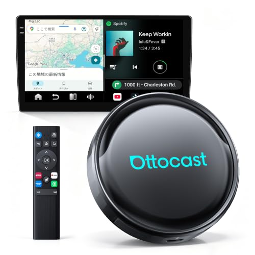 【公式】オットキャスト P3 Pro OttoAibox P3 Pro カープレイAI ボックス 車でユーチューブ・Netflix視聴可能 1