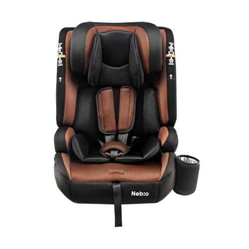 Nebio ネビオ チャイルドシート【R129適合/ISOFIX固定 15ヶ月から12歳 ロングユース 保温保冷ドリンクホルダー付き】ジュニアシート 長く使える 洗える 取付簡単 3way ポップピットG PoPPitG 1