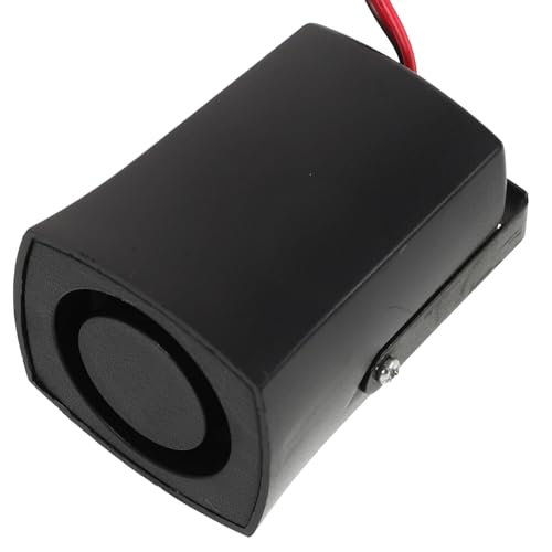 SECFOU 12V車のバックアップアラーム トラック用バックブザー 車のバックアップアラーム サイレン警報 後退警告音 バックライト電源接続 自動車 トラック 軽トラ オートバイ向け 性向上 事故回避用 交換アクセサリー 車両用警報サイレンの外観・全体像 画像