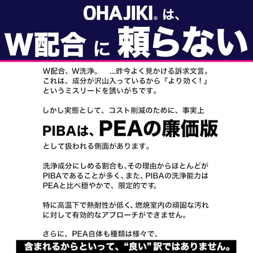 【OHAJIKI】The FUEL 高純度PEA燃料添加剤 ガソリン車用 高温燃焼域に特化した新処方 汚れ分散 溶解 再付着防止 フューエルライン正常化の詳細・まとめ 画像