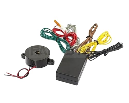 MOTOR POWER DC12V車 汎用 アンサーバック サイレン + コントロール ユニット セット 純正音タイプ ホーン スピーカー DC12V車 汎用 サウンドON時間 サウンド間隔 ロック/アンロックアンサーバック回数設定 10段階設定 説明書付き / 28-128+28-143_ 1