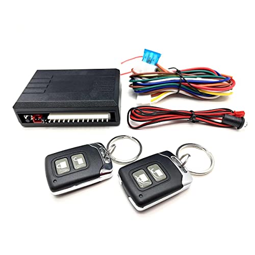 Officek 12V キーレス エントリー システム キット ダミーセキュリティ LED付き アンサーバック 機能 オリジナル配線説明書付き (T242)の特徴・詳細 画像