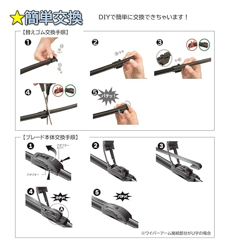 BOSCH (ボッシュ) ワイパー替えゴム エアロツインJ-フィット(+) J-fit(+)の詳細・まとめ 画像